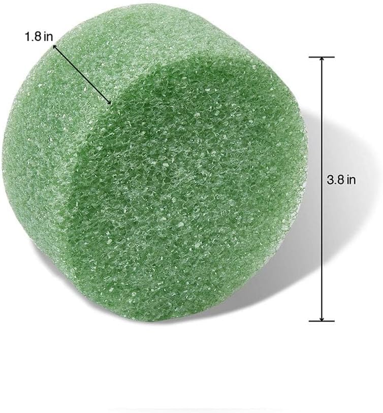 FloraCraft FloraFōM Green Floral Foam Disc - 1.8 Inch x 3.8 Inch - Image 2